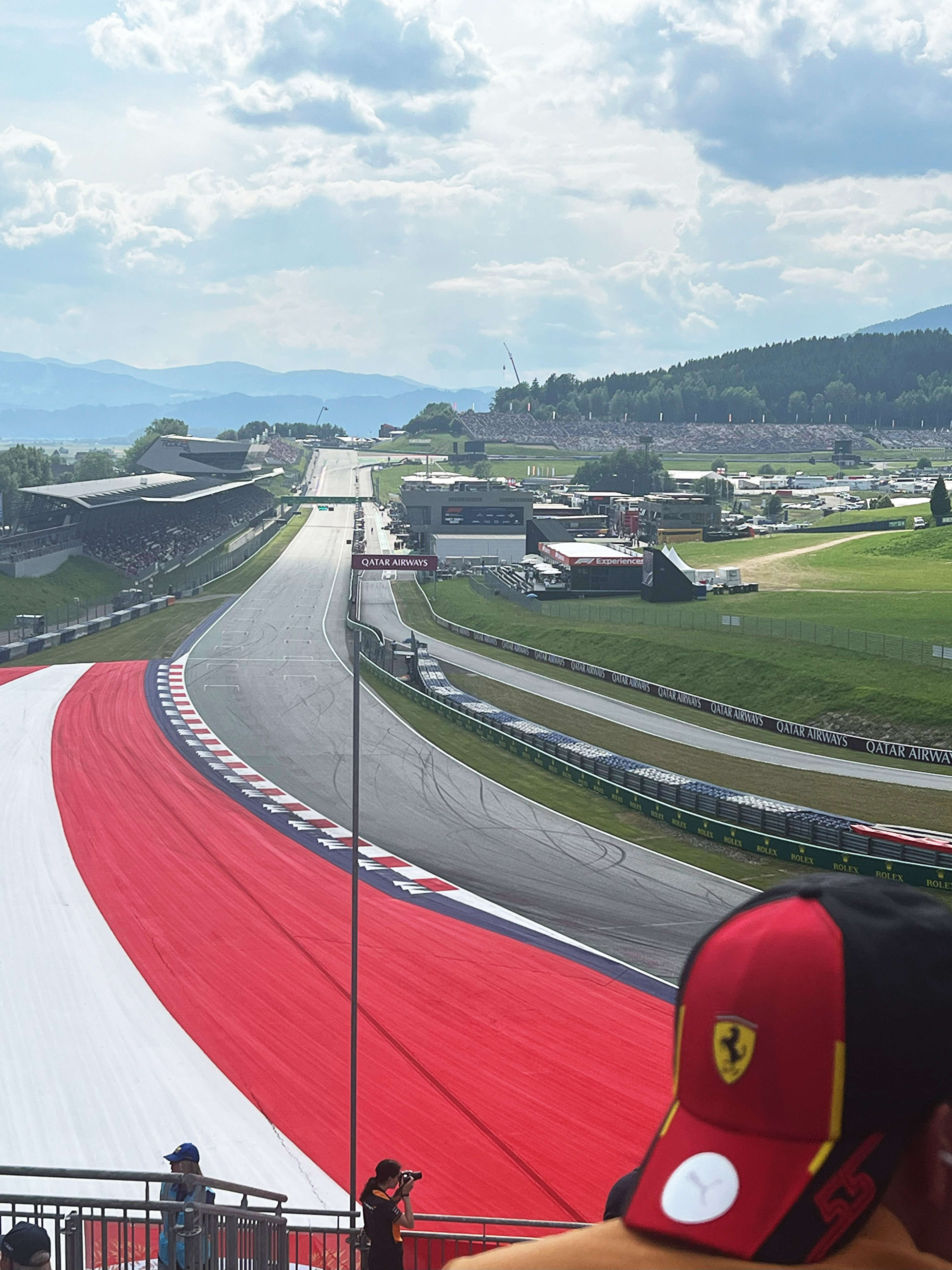 Red Bull Ring grandstand view